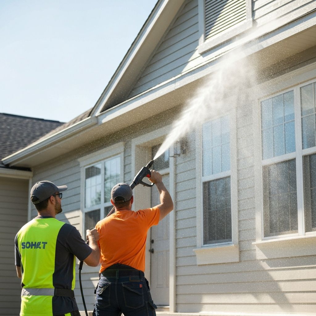 Équipe nettoyage GM Ravalement