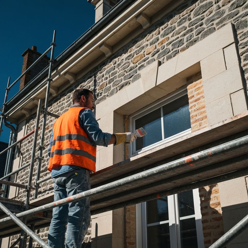 Ravalement de façade par GM Ravalement