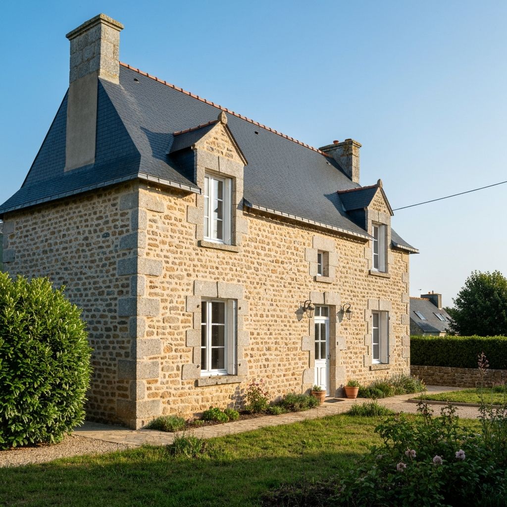 Maison après ravalement de façade